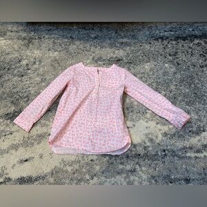 Girls long sleeved cat shirt size 6